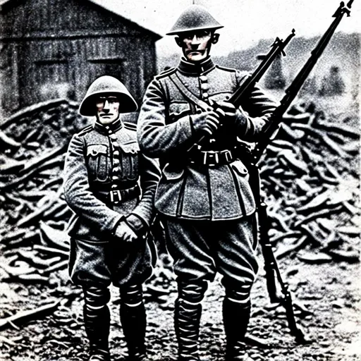 Prompt: WW1 from the perspective of a German stormtrooper