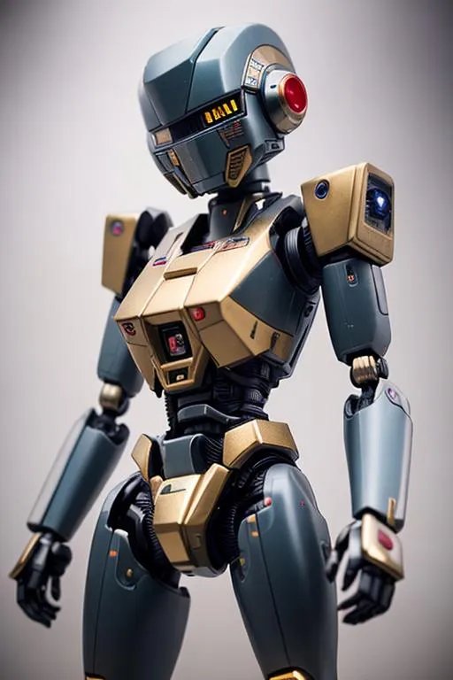 Prompt: japan anime robot look like "Robotech: The Movie", random pose, random background

vintage, miniature. (high detailed skin:1.2), 8k uhd, dslr, soft lighting, ideal human, high quality, film grain, Fujifilm XT3, hyper realistic, detailed head