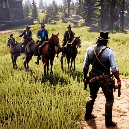 Prompt: red dead redemption 2 fortnite