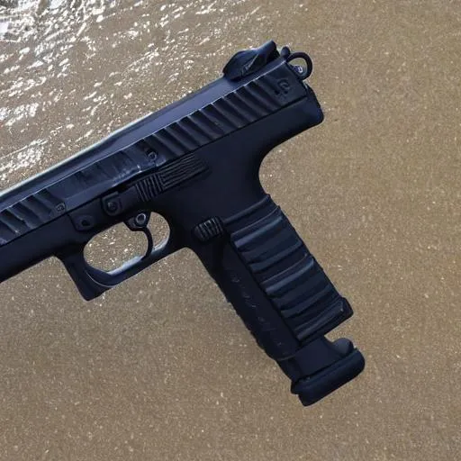 Prompt: water deagle