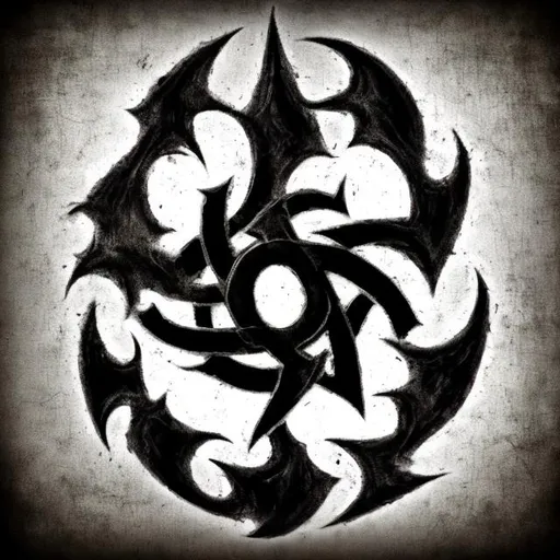 Prompt: Chaos symbol for chaos worshippers