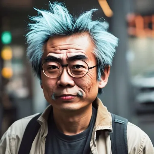 Prompt: Asian Rick sanchez 
