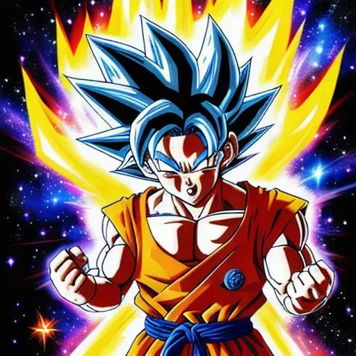 Ultra instinct goku in space | OpenArt