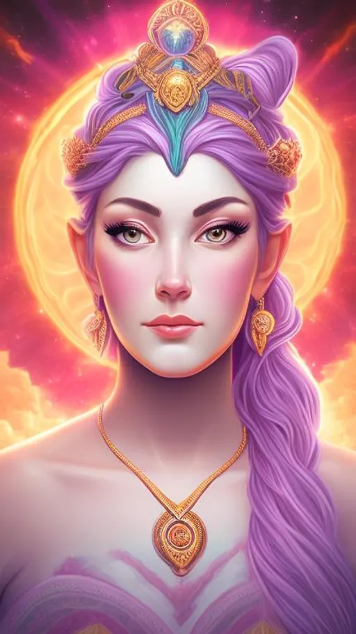 Prompt: goddess Aura portrait

