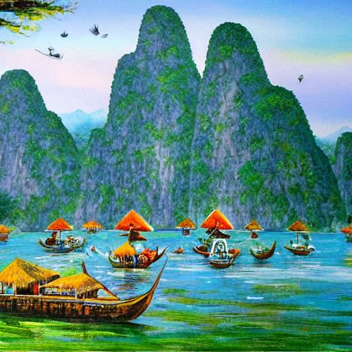 art hometown Vietnam full art | OpenArt