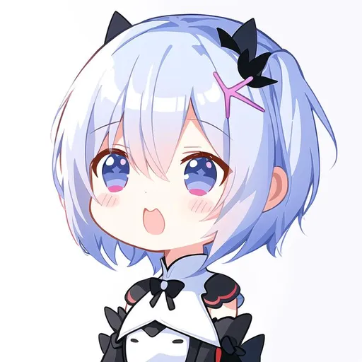 Cute chibi anime for avatar, icon, sticker or fanart