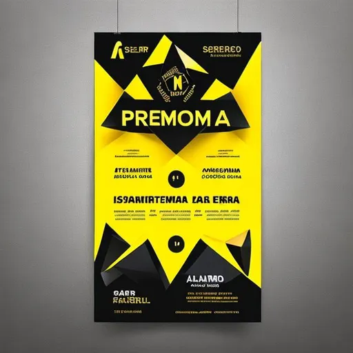 Prompt: Create a minimalist event flyer ad with "Festa de Enfermagem” theme. Highlight colors black and yellow. Header written: "Álamo Bar e Comissão de Praxe da Escola Superior de Saúde de Portalegre".
