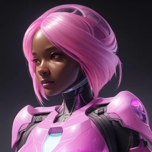 Prompt: ai, holographic, pink see through, cortana from the halo videogames, black woman, insanely detailed, insanely realistic, insane details,  and art by  unreal engine 5, Detailed Render eyecandy Breathtaking 8k Greg Rutkowski Artgerm WLOP Alphonse Mucha dynamic lighting hyperdetailed intricately detailed Splash art Artstation triadic colors volumetric lighting, unreal engine 5, insane detail, ultra realistic, frostbite 3 engine, cryengine, 