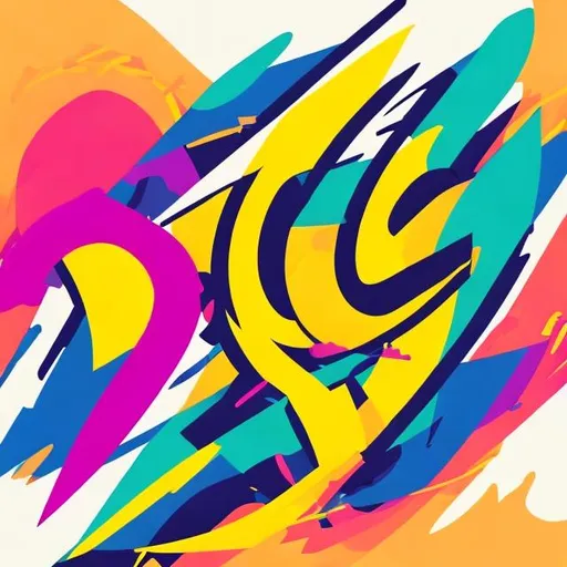 Prompt: Create a logo that's Energetic and Dynamic: To reflect the name "Verve" meaning enthusiasm or energy, consider using vibrant colors and bold typography. You could experiment with an abstract symbol or icon that symbolizes movement or vitality, such as a swoosh, flame, or dynamic shape. This design would evoke a sense of excitement and liveliness.