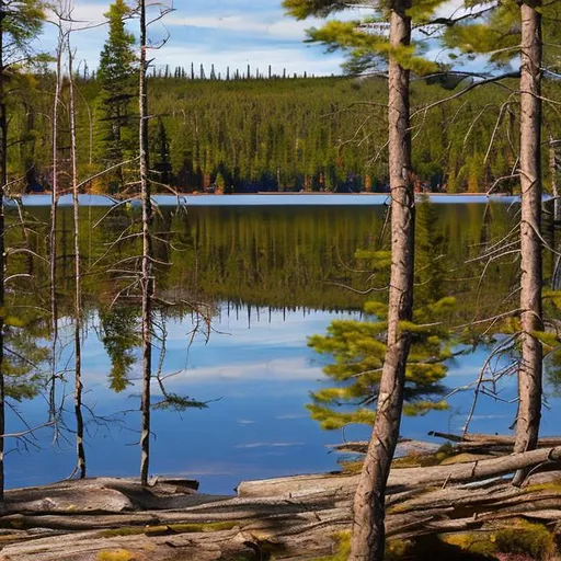 Prompt: Opeongo Lake, Algonquin Park