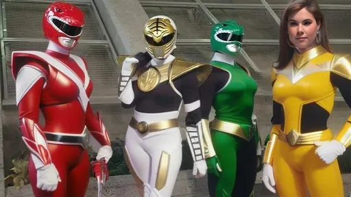 change gender to female green armored power ranger