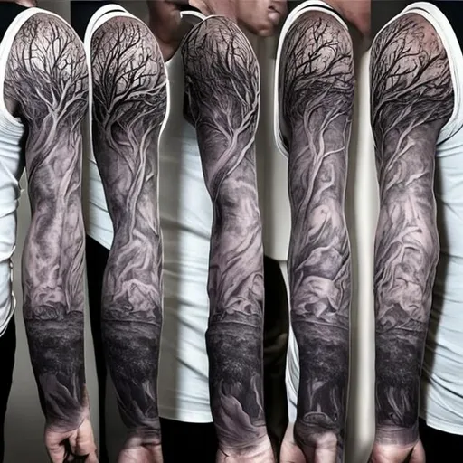 Full arm sleeve by Joe Skramstad at Dead Gods Tattoo in Tigard Oregon. : r/ tattoos