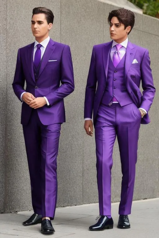 Double-breasted stretch wool Sicilia-fit suit in Purple for Men |  Dolce&Gabbana®