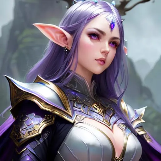 Beautiful Dark Elf Pearlescent White Skin Stunning OpenArt beautiful-dark-elf-pearlescent-white-skin-stunning-openart