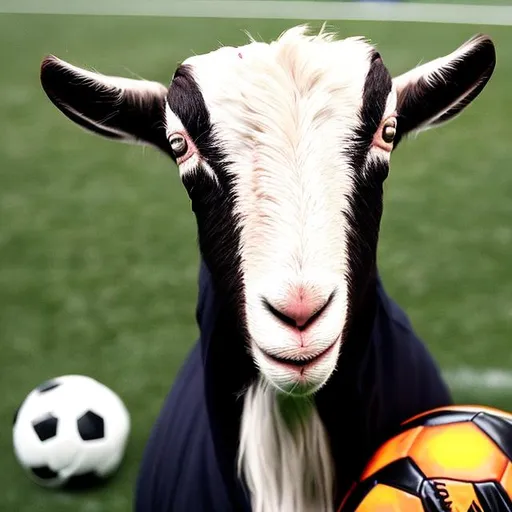 Prompt: The goat of soccer