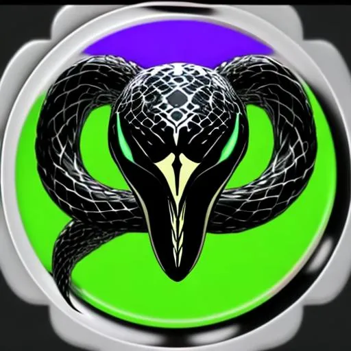 Prompt: Create a striking and unique logo for my YouTube channel 'VeNoM' using artificial intelligence. The logo should incorporate elements that represent venom, such as a snake or a venomous symbol, while maintaining a modern and visually appealing design.