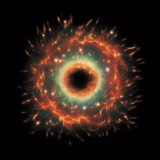 Prompt: Make it look like a super nova