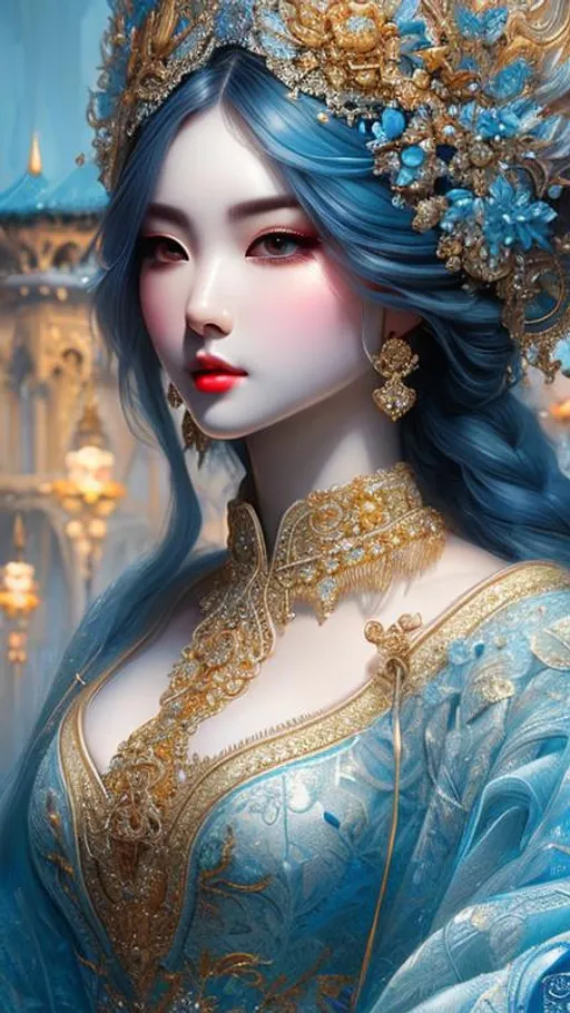 hyper detailed painting by sakimichan style and wlop... | OpenArt