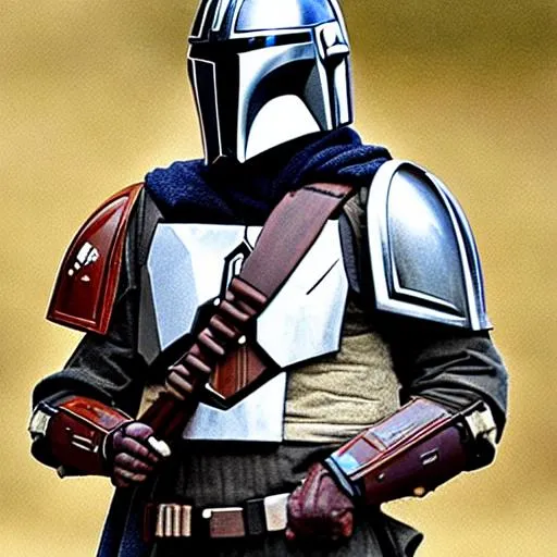 Prompt: Mandalorian, Realistic
