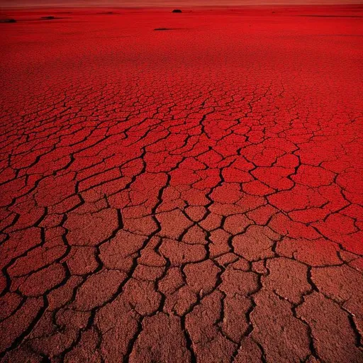 Prompt: red barren wasteland