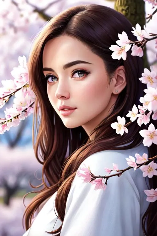 Prompt: Zoomed out, Poster art, high-quality high-detail highly-detailed breathtaking hero, ((Lucy lou)), pretty face, highly detailed ultra high definition face, sharp focus, UHD, hyper realistic , 8k, high quality, oil painting, hyper realism, Very detailed, zoomed out view of character standing amongst cherry blossom trees in winter, snow on the ground, full body of character is seen,  female samurai, detailed beautiful thin face, long black hair super hero character wearing white and gold samurai armour, baby blue in the helmet, full cape that hangs down to her ankles , she  is wearing a black bandana, she is  wearing a red long buccaneer jacket that hangs to her ankles with a black midriff shirt she wears armour trousers, she is wearing white and baby blue samurai armour. Cherry blossom trees in full bloom on a snowy back ground, ice, , full form, epic, 8k HD, ice, fire, luminescence , sharp focus, ultra realistic clarity. Hyper realistic, Detailed face, portrait, realistic, close to perfection, more black in the armour, full body, high quality cell shaded illustration, ((full body)), dynamic pose, perfect anatomy, centered, freedom, soul, blonde long hair, approach to perfection, cell shading, 8k , cinematic dramatic atmosphere, watercolor painting, global illumination, detailed and intricate environment, artstation, concept art, fluid and sharp focus, volumetric lighting, cinematic lighting, 
