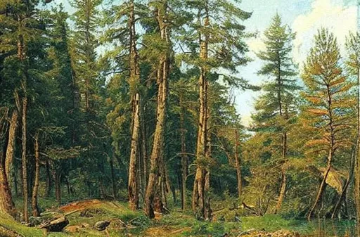 beautiful artwork by ivan shishkin, Sweden | OpenArt