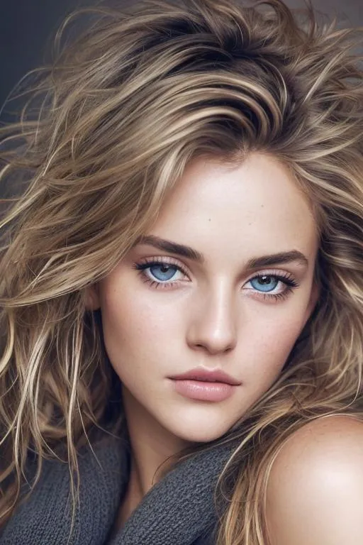 Prompt: Please produce photography in the style of Petter Hegre of a beautiful girl, pretty eyes lying on bed in seductive poses in a professional photoshoot and messy hair, symmetrical face, Bright eyes with highlights . professional lighting, highly detailed art by greg rutkowski slightly open sensual mouth