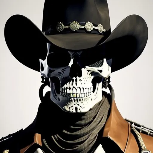 Prompt: multiple Cowboy Zombie Skeleton Army of the Wild West concept art portrait illustration by Yoji Shinkawa, heavy line art, highly detailed cell shaded digital painting 

Artstation, sharp focus, illustration, art by Victor Mosquera, 8k, clean, straight lines, smooth lines, visible line work, high clarity, high contrast, high fidelity, depth of field, Wild West Theme, defined edges