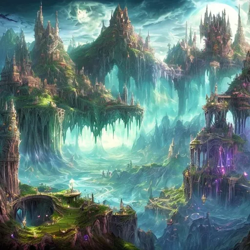 Prompt: fantastic fantasy world