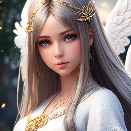 Prompt: extremely realistic, hyperdetailed, angel cleric girl, highly detailed face, highly detailed eyes, full body, whole body visible, full character visible, high definition, ultra realistic, unreal engine 5, 8K, digital art, light background, meditation style