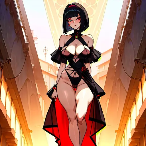 Prompt: (NSFW), lascivious, a lonely AI girl, very tall, thick thighs, (wide hips, huge glutes), long legs, arms, slender waist, big beautiful symmetrical eyes, intriguingly beautiful face, aloof expression, symmetrical face, bob haircut with bangs, wearing alley streetwalker fashion clothes, wearing alley streetwalker fashion accessories, immense creampie, cum_inside, dripping semen, 36K resolution, hyper-professional, impossible quality, impossible resolution, impossible detail, hyper output