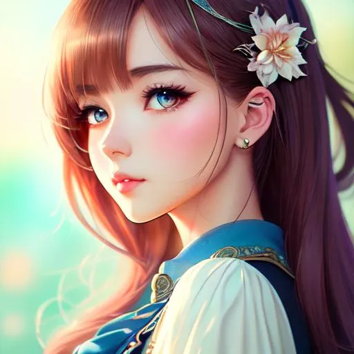 Prompt: Extremely beautiful girl,anime art concept, cartoon art concept, by WLOP, Intricately Detailed, Magic, 8k Resolution, VRAY, HDR, Unreal Engine, Vintage Photography, Beautiful, Tumblr Aesthetic, Retro Vintage Style, Hd Photography, Beautiful Watercolor Painting, Realistic, Detailed, Painting Fine Art, Soft Watercolor,  Extreme Detail, Digital Art, 8k Ultra Hd, Mixed Media