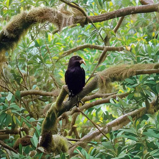 Prompt: Grove-Billed Ani 