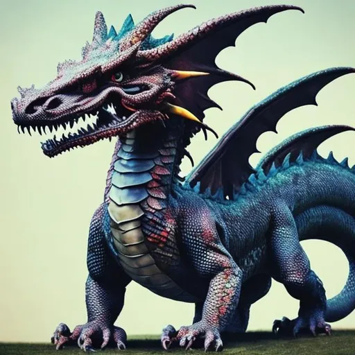 Prompt: weirdest dragon ever