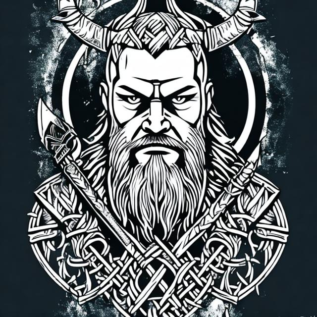 Detailed vecteezy viking based on ragnar lothbrok | OpenArt