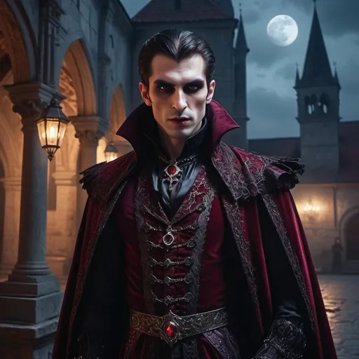 Prompt: Vampire prince in Metković