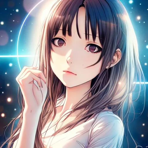 Prompt: (Ajin: Demi-Human:1.2) anime style, anime girl in the summer doing magic, 1 girl, detailed skin texture, beautiful detailed, lens flare, colorful, masterpiece, best quality, ultra detailed, illustration, 