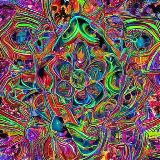 Prompt: Psychedelic view of the universe 