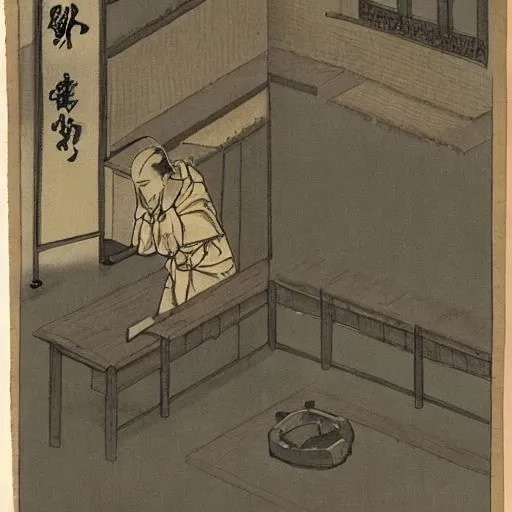 Prompt: A hikkikomori