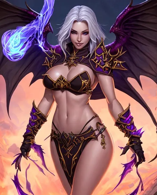 Prompt: Diablo Female Sorcerer beautiful body and face 