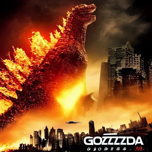Prompt: Godzilla 2010