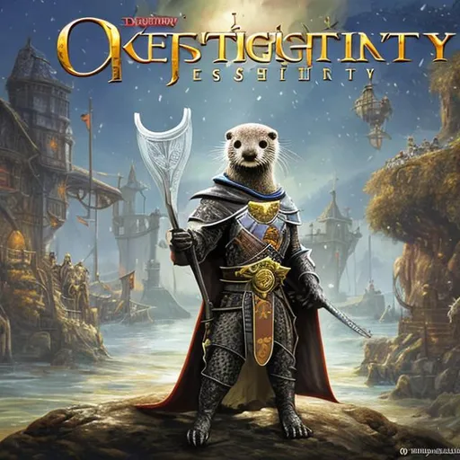 Prompt: Otter Knight of Destiny
