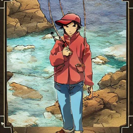 Fishing Anime Boy Surfing: Notebook 6x9 For Fisher And Summer Surfer Water  Sports Activities Gift I Squared Grid Journal I 120 Pages : Publishing,  Alex: Amazon.sg: Books