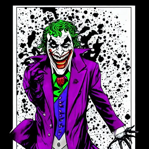 Joker in a dress dark night | OpenArt