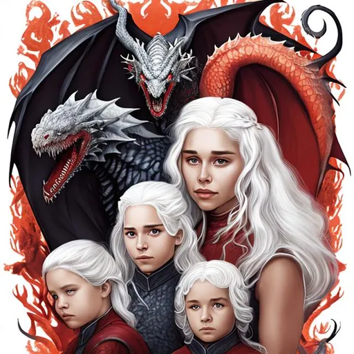 Prompt: Targaryen, family