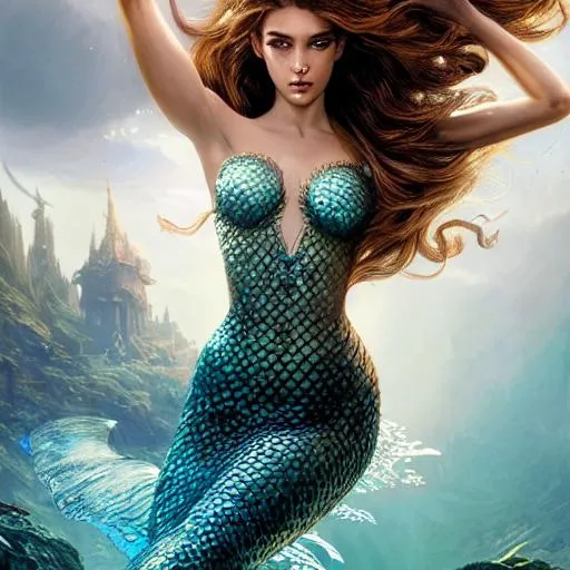 Sustainable Savings Mermaid Waters - The Art Inspires - Digital