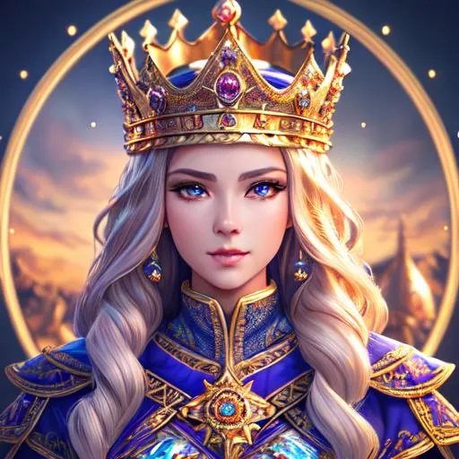 Prompt: A very super detailed lifelike painting of two crowns  king n queen detailed intricut  
 3d vectors 

volumetric lighting maximalist photo illustration 4k, resolution high res intricately detailed complex,

soft focus, realistic, heroic fantasy art, clean art, professional, colorful, rich deep color, concept art, CGI winning award, UHD, HDR, 8K, RPG, UHD render, HDR render, 3D render cinema 4D
masterpiece photoghrafic real digatal ultra realistic hyperdetailed 

iridescent reflection, cinematic 