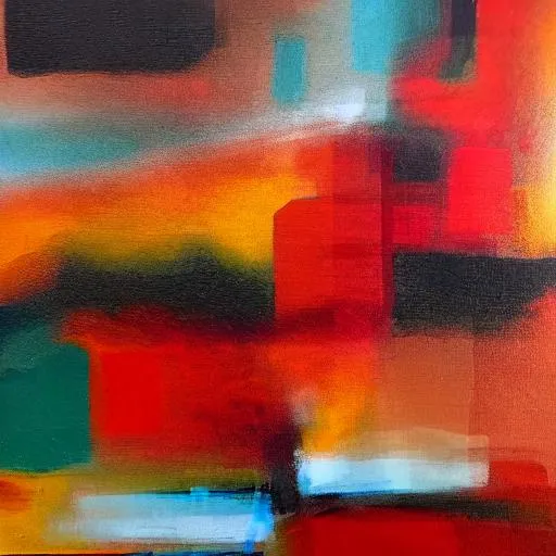 Prompt: Modern abstract painting 