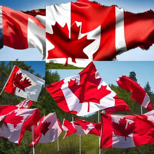 Prompt: Great Canada Day celebration 