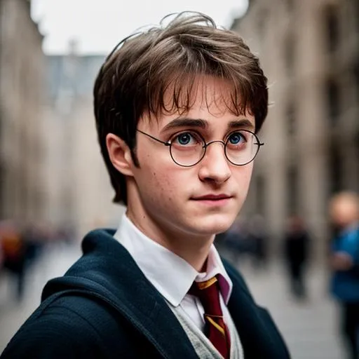 Prompt: Photorealistic photo of Harry Potter, RAW photo, realistic photo, (high detailed skin:1.2), 8k uhd, dslr, soft lighting, high quality, film grain, Fujifilm XT3